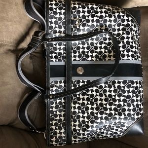 Coach baby bag
